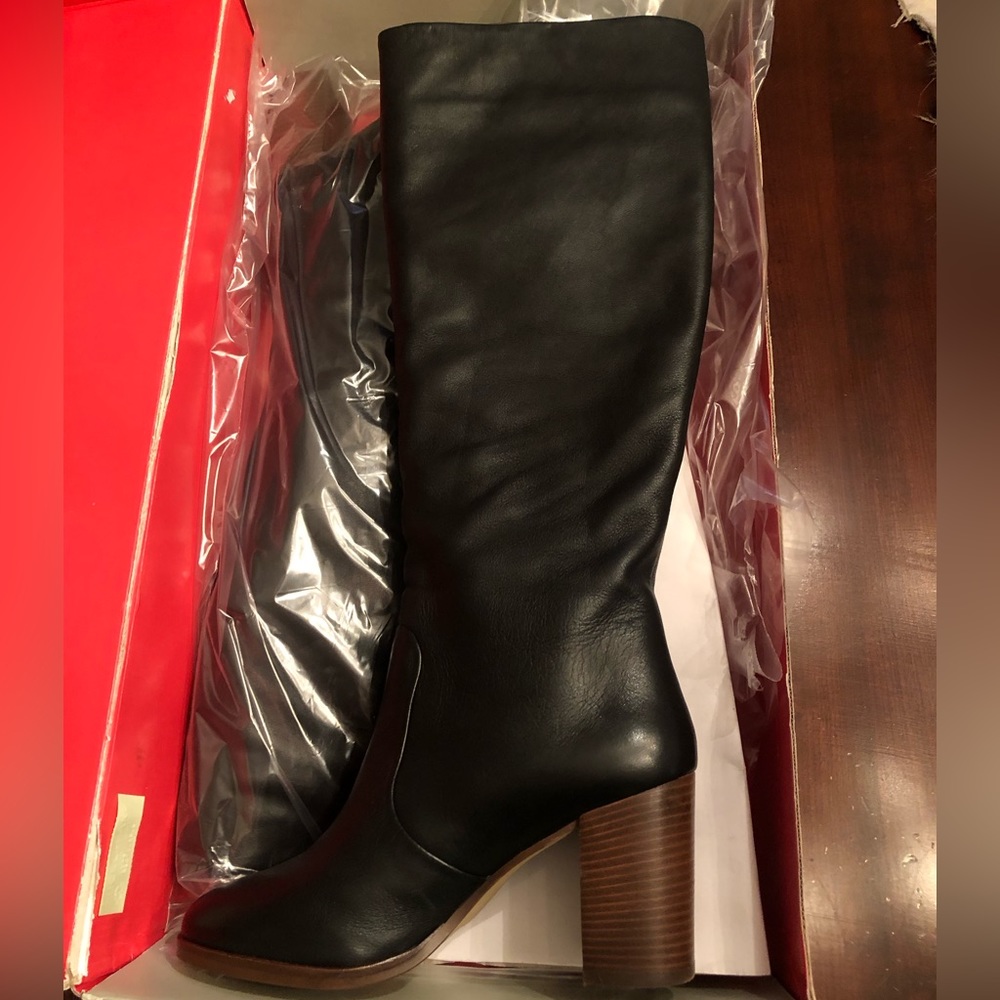 Ted Baker Shannie Heeled Knee High Leather Boots